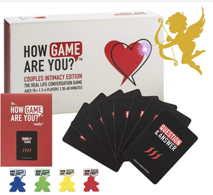Are you Game? - The Couples Intimacy Game for Valentines Day Gifts 203 Conversation Cards