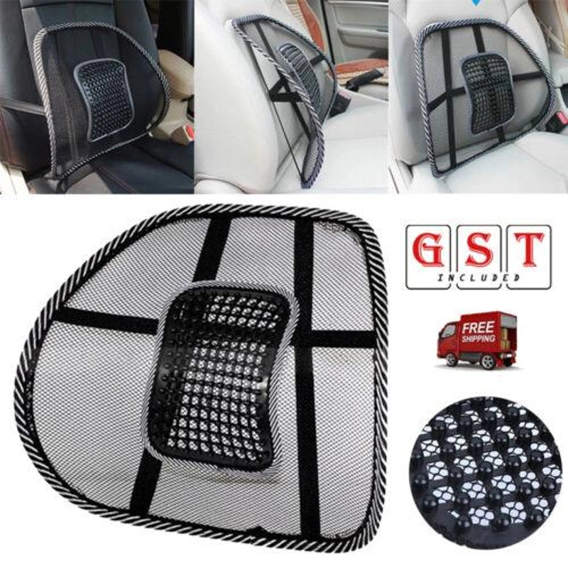 2x Mesh Lumbar Back Support for Office Home Car Seat Chair Truck Pillow Cushion