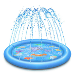 170cm Inflatable Water Splash Spray Mat Kids Sprinkler Play Pad Outdoor Pool