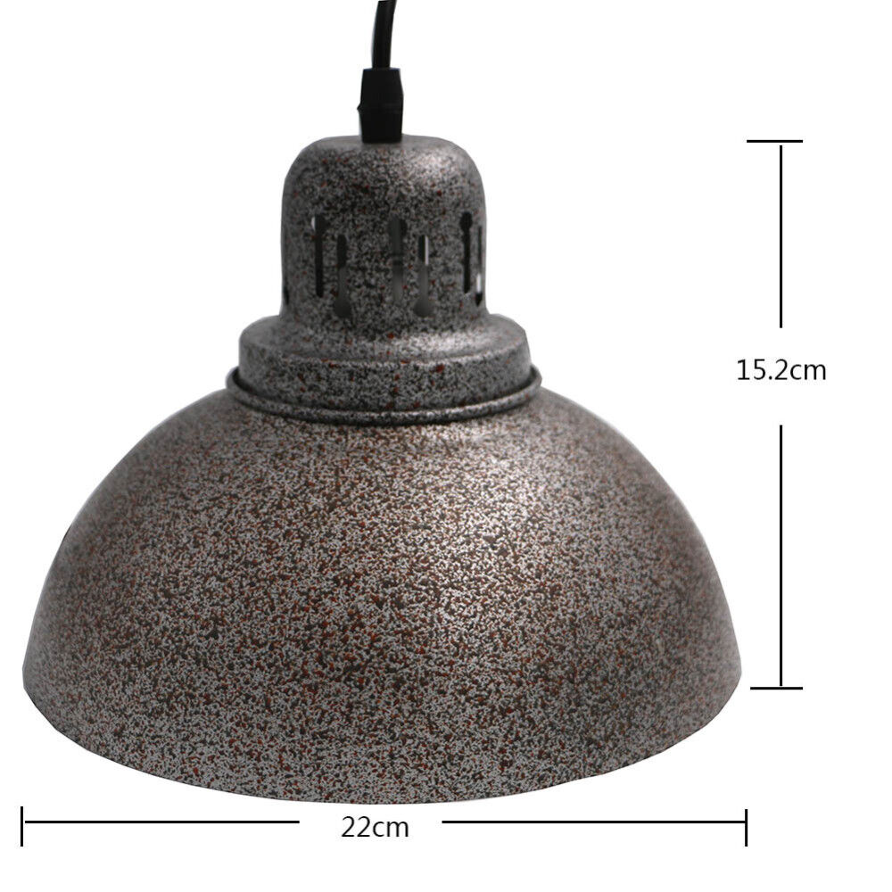 Industrial Ceiling Light Lampshade Retro Rustic Hanging Pendant Lamp Chandelier