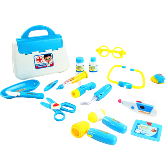 Pretend Kids Doctor Nurse Medical Case Role Play Set Gift Toy Educational Kit