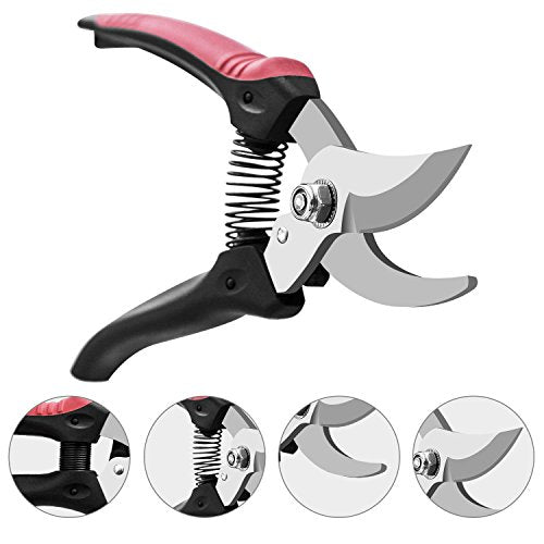 Pruning Shearss Professional High Carbon  Steel Sharp Blade Bypass Hand Pruner Garden Shears