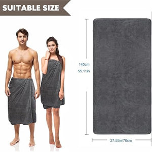 Ultra Soft Towel Set,Highly Absorbent,Quick Drying Bath Towels Large  Grey Bath Towel Set 2pcs