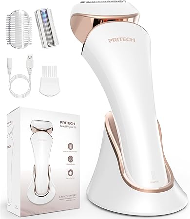 Electric Shaver for Women,USB Rechargeable Razor Wet&Dry Cordless for Woman