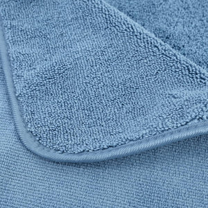 Polyte Quick Dry Lint Free Microfibre Bath Towel, 76 x 145 cm, Pack of 4 Blue