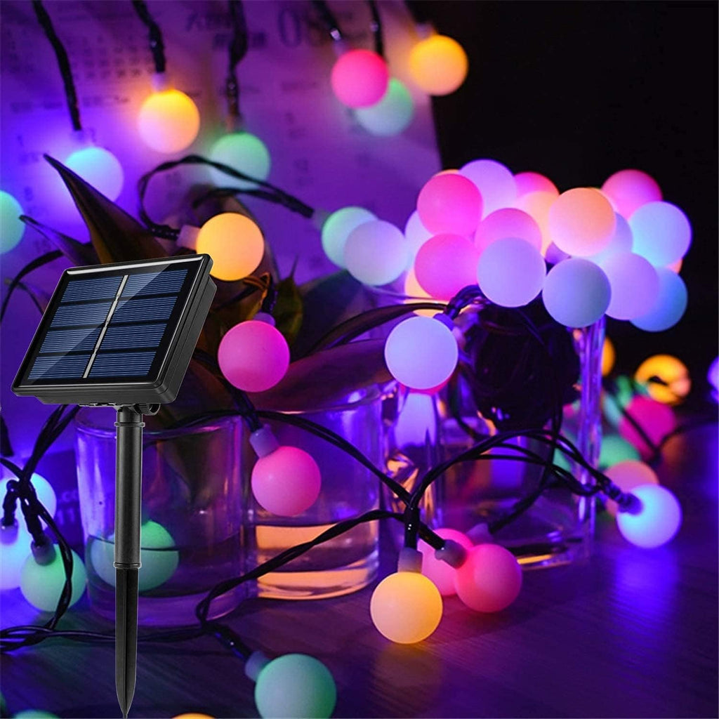 100 LED Ball 40 Ft Fairy Lights Waterproof with 8 Modes Cosy Glow Ambiance Globe Lighting for Garden, Christmas (Multicolor)