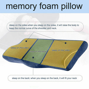 Memory Foam Cervical Pillow Anti Snore Release Pain Back Neck Support 60*35CM