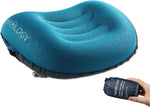 2.0 Camping Pillow, Ultralight Travel Pillow Inflatable Pillow, Beach Pillow, Compressible Compact Ergonomic Pillow for Neck, Lumbar Support While Camp (Teal Blue)