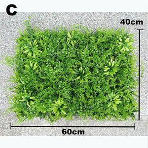 1PC Artificial Plant Wall Panels Hedge Fake Garden Ivy Mat Foliage C