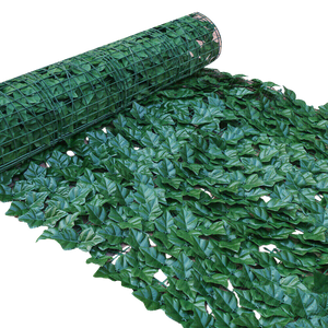 Sweet Potato leaves Artificial Ivy Leaf Hedge Fence Screen Hedging 100x300CM Wall Cover