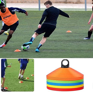 Agility Field Cones,30 Pcs Soccer Markers Disc with Net Bag Pro Disc Cones Sport