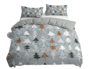 Christmas Ultra Soft Quilt Doona Cover Set King Xmas Gift