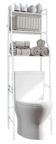 Premium 3 Tier Over Washing Machine Storage - Bathroom Laundry Toilet Shelf Unit