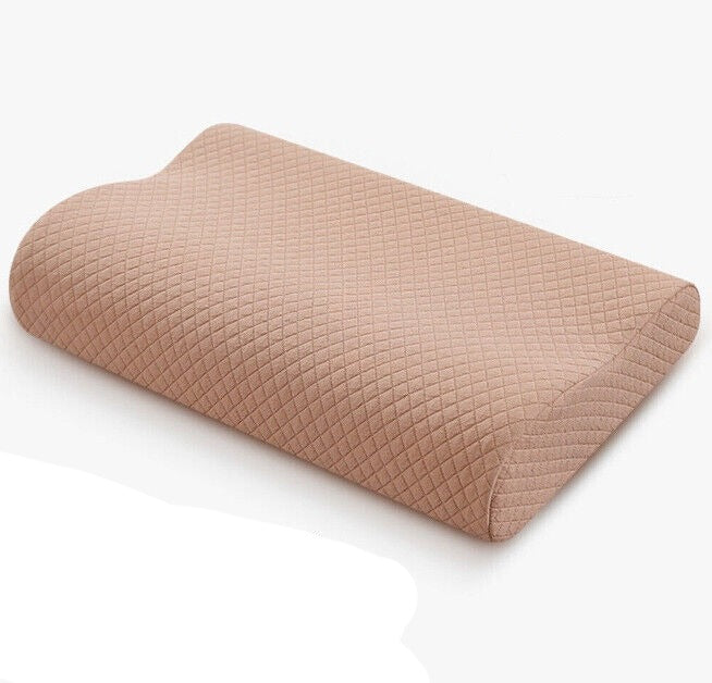 Memory Foam Pillow High Low Side Sleeping Ergonomic  Health Care Wave shape 57x30 x10