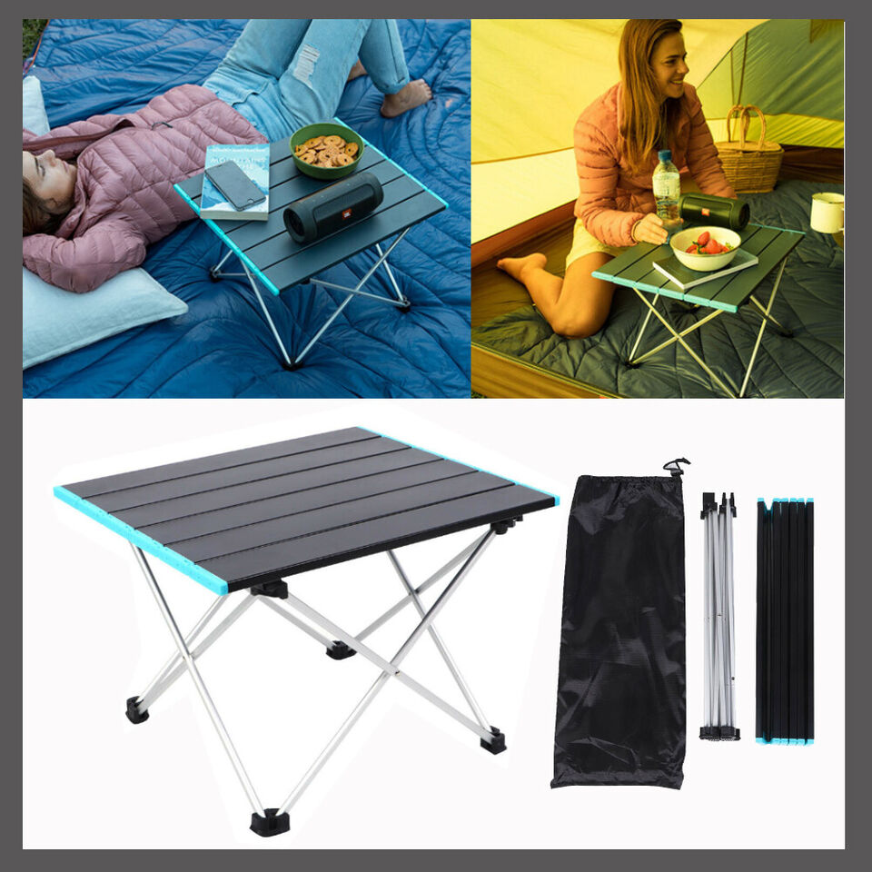 Outdoor Camping Table Folding Portable Aluminium BBQ Desk Picnic Tables Small