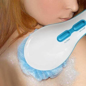 5 in 1 Electric Body Brush Long Handle Bath Shower Back Scrubber