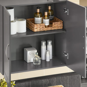 Wall Cabinet Kitchen Cabinet Bathroom Cabinet Storage Cabinet Gray