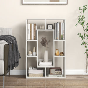 7-Cube Bookshelf Storage Display Shelf Cabinet Modern Open Bookcase