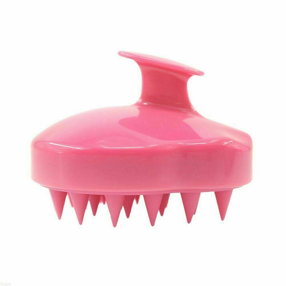 Silicone Scalp Shampoo Massage Brush Shower Washing Massager Head Hair Comb