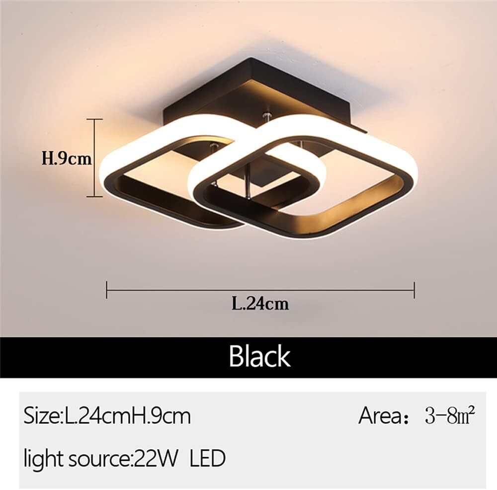 Kitchen LED Pendant Light Bar Lamp Black Chandelier Lighting Home Ceiling Lights