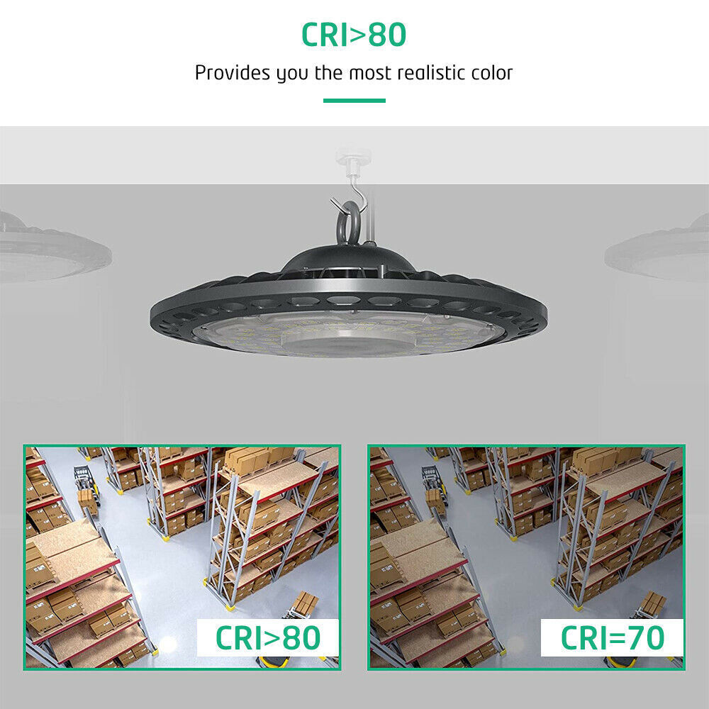 High Low Bay LED Lights 300W 180LED UFO Industrial Workshop Warehouse Factory Lamp