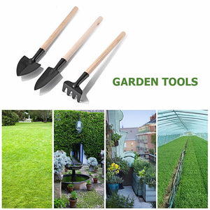 16X Mini Garden Hand Tools Transplanting Succulent Plant Gardening Tool Rake Set