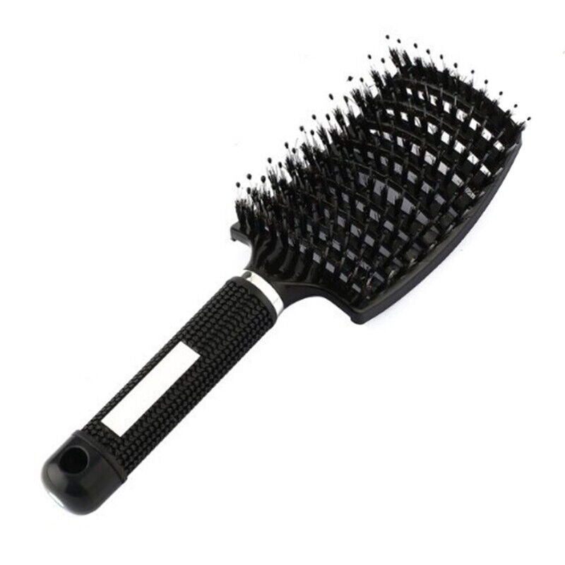 Detangle Nylon Boar Bristle Brush Hairbrush Smooth Hair Head Scalp Massage Comb