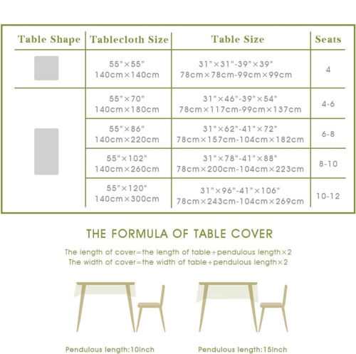 Tablecloth Table Cover Flower Pattern Dining Embroidry Table Cloth Tassel Grey 120 X 120