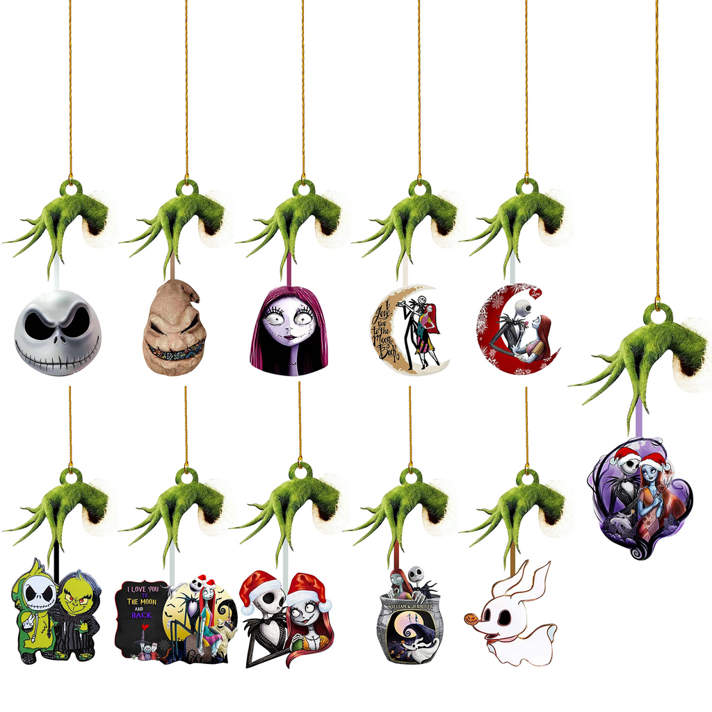 Set of 11  Nightmare Before Christmas Tree Decorations