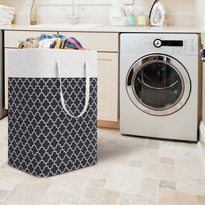 Laundry Basket Washing Dirty Clothes Storage Bin Folding Hamper Bag Handle Large