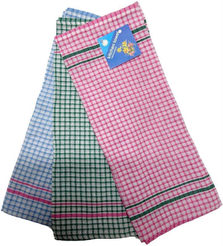 12x Tea Towels Hand Dish Cloth Teatowel 100% Cotton Kitchen Linen Bulk Tea Towel