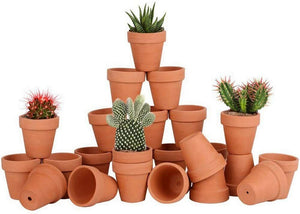 10cs Mini Clay Ceramic Terracotta Flower Plants Pots Craft Wedding Favor.