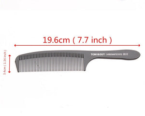 Barber Carbon Fibre Cutting Comb Salon Hair Sectioning Anti Static Spa