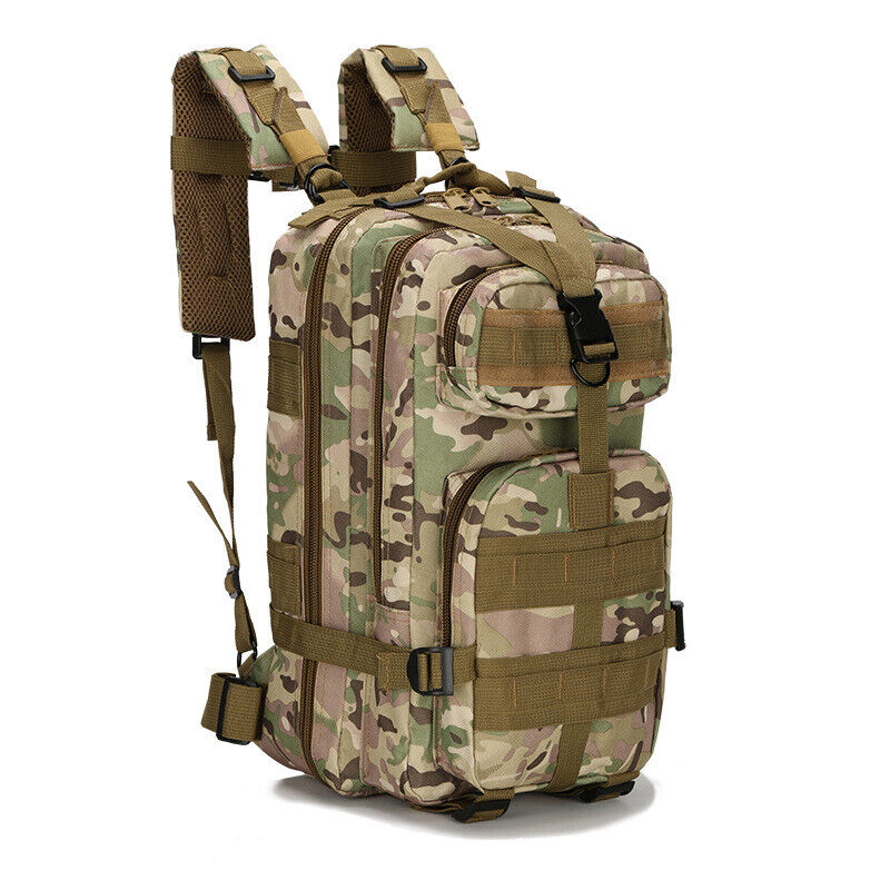 CP 30L Military Tactical Backpack Rucksack Outdoor Travel Camping Hiking Trekk Bag