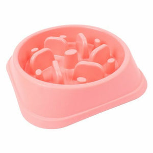 Dog-Bowl Dishes Slow-Feeder Large Pet-Eat Dogs Food-Nonslip Interactive