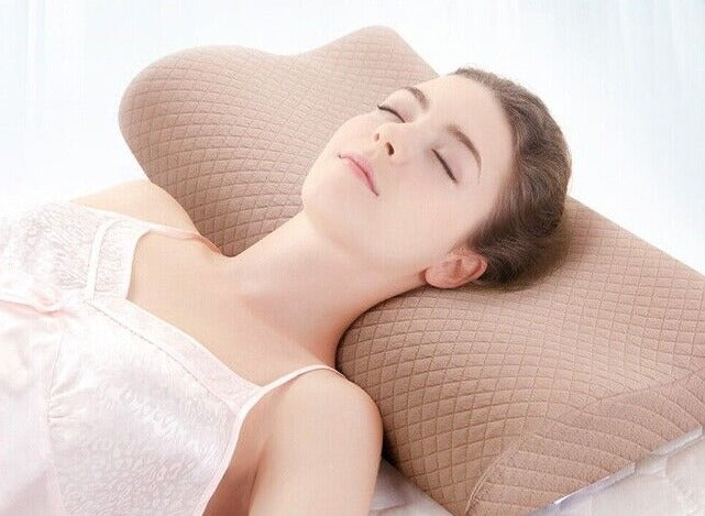 Memory Foam Pillow High Low Side Sleeping Ergonomic  Health Care butterfly 60