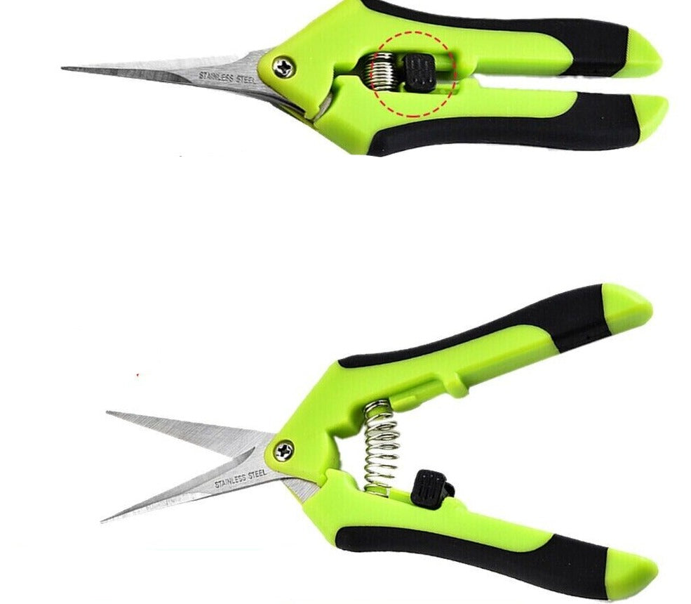 2PCS Pruning Shears Plant Scissors Trim Trees Snips Branch Garden Secateurs