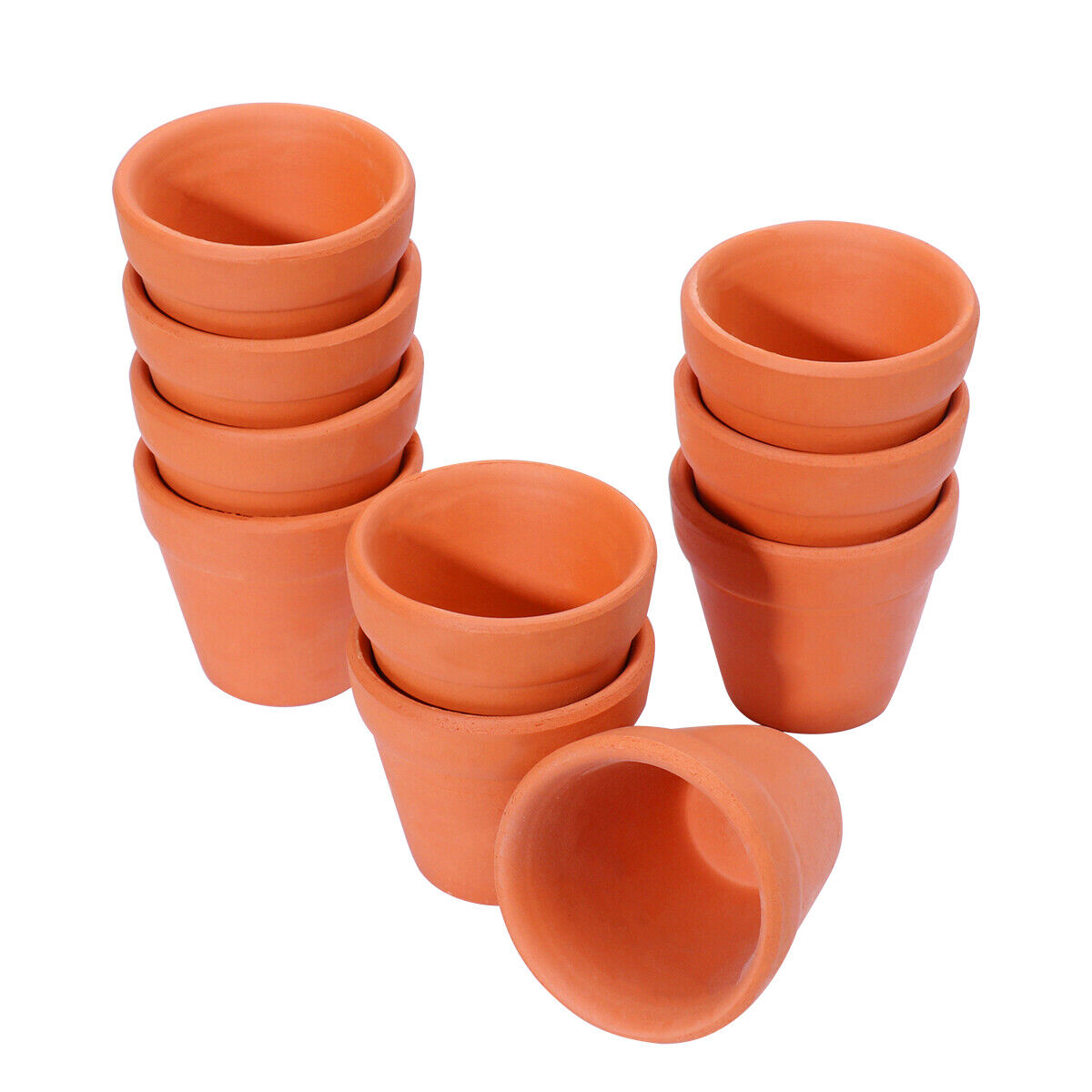 10cs Mini Clay Ceramic Terracotta Flower Plants Pots Craft Wedding Favor.