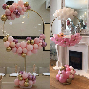 165cmx75cm Circle Balloon Arch Frame Balloons Stand Holder Kit Wedding Column AU