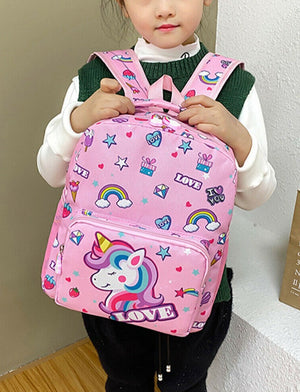 B Kids Children Unicorn Backpack Rucksack Girls Boys School Bags Kindergarten Bags