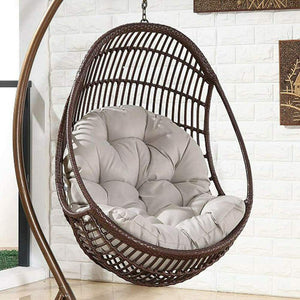Light grey Hanging Egg Chair Cushion Swing Chair Seat Relax Cushions Soft Padded Pad Covers