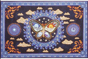 Tapestry Wall Hanging Yoga Decor Bohemian Hippie Butterfly