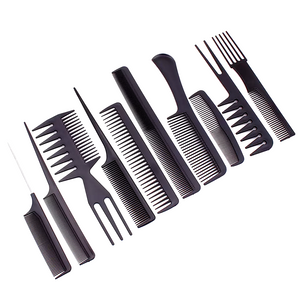 10Pcs/Set Hair Combs Salon Hairdressing Hair Style Barber Plastic Brush Comb AU