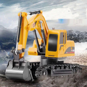 Remote Control Excavator RC Digger Construction Truck Vehicle RC Toys for Kids