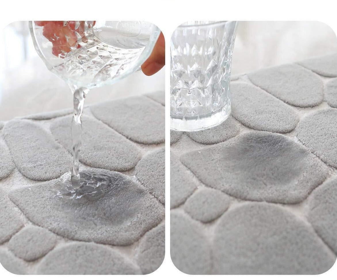 Non-slip Bathroom Carpet Super Absorbent Memory Foam Shower Bath Mat Door Mat
