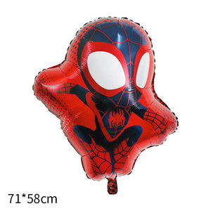 8PC Miles Morales Foil Balloon Set Kids Birthday Party Decorations