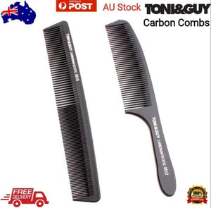 Barber Carbon Fibre Cutting Comb Salon Hair Sectioning Anti Static Spa