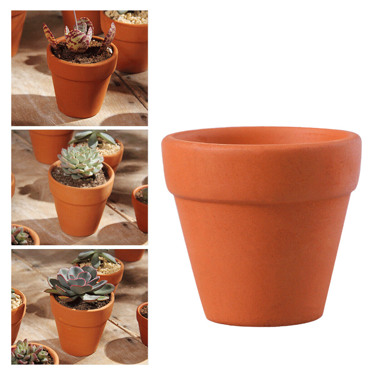 10cs Mini Clay Ceramic Terracotta Flower Plants Pots Craft Wedding Favor.