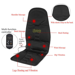 8 Modes Full Body Massager Back Seat Cushion Shiatsu Chair Massage Pad Heat Mat