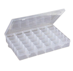 36 Plastic Compartment Storage Box Container Jewellery Bead Craft Organiser Case